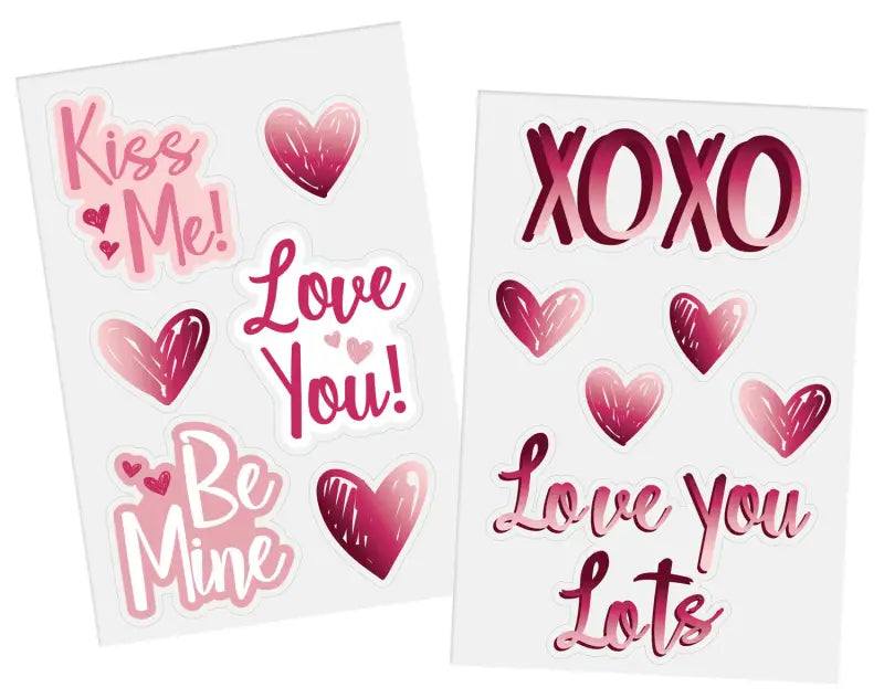 Fönsterklistermärken - Ombre Love - 12 stycken - Fönsterklistermärken