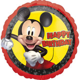 Foil balloon - mickey mouse - ’happy birthday’ - 45 cm