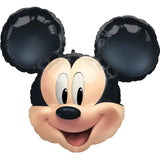 Foil balloon - shape - mickey mouse head - 63 x 55 cm
