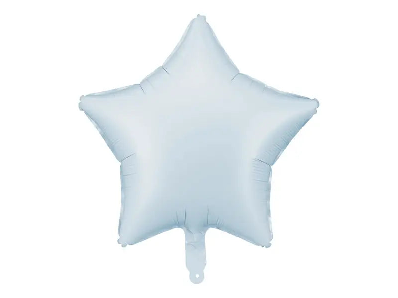 Foil balloon star 48cm misty blue