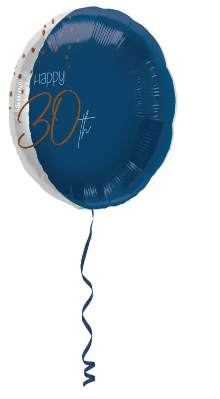 Folieballong Elegant True Blue 30 Years - 45cm - Folieballong