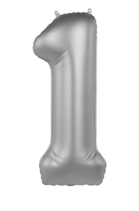 Foliebalong Siffra 1 - Moonlight Silver - Satin Gloss - 86 cm - Folieballong
