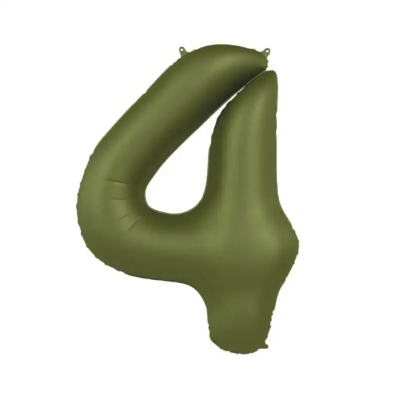 Foliebalong Siffra 4 - Olive Green - Ultra Matt - 86 cm - Folieballong