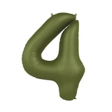 Foliebalong Siffra 4 - Olive Green - Ultra Matt - 86 cm - Folieballong