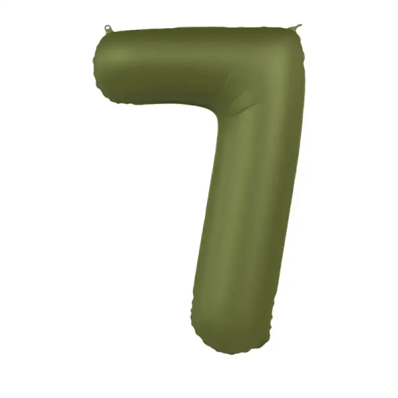 Foliebalong Siffra 7 - Olive Green - Ultra Matt - 86 cm - Folieballong