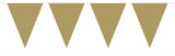 Gold mini bunting - 3 meter
