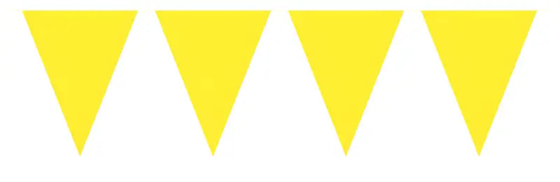 Gul Mini Bunting Garland - 3 meter - Girlang