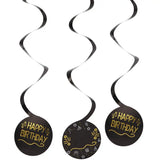 Hängande dekoration - shining glam - 3 stycken