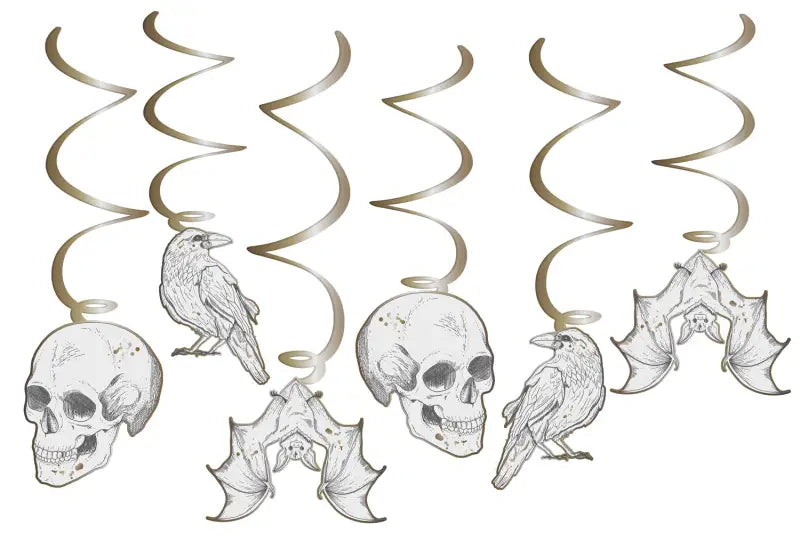 Hängdekoration - creepy curiosities - 6 stycken