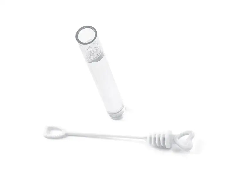 Hjärtformade såpbubblor vita 48-pack