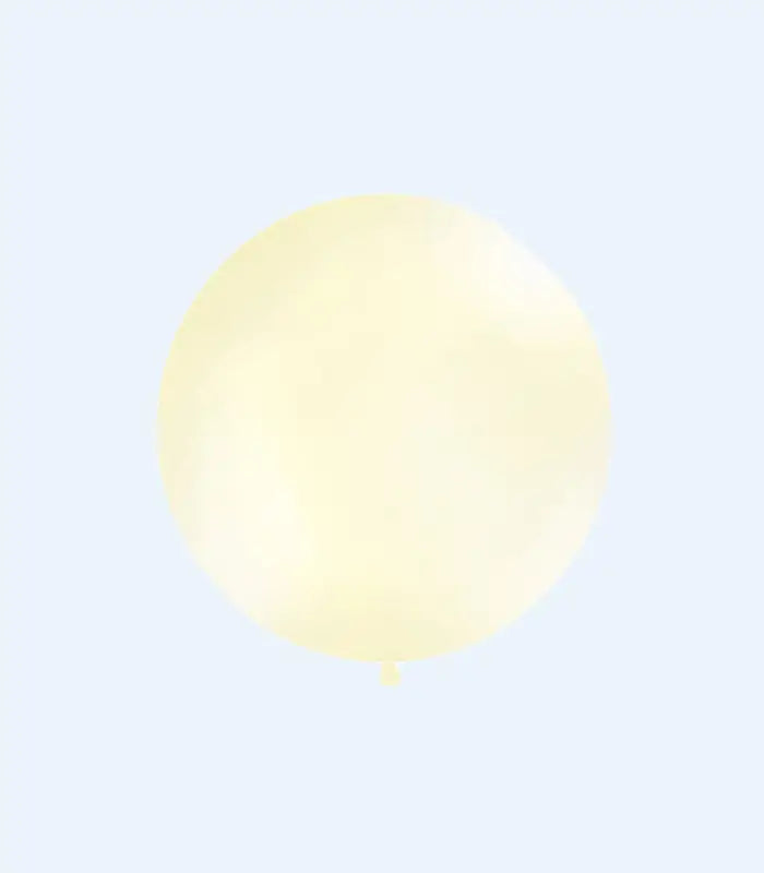 Jätteballong 1m Metallic Cream - Ballong
