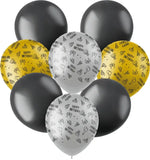 Latexballonger - Shining Glam - 30 cm - 8 stycken - Ballong