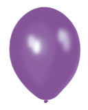 Lila metallballonger 30cm - 100 stycken - Latexballonger