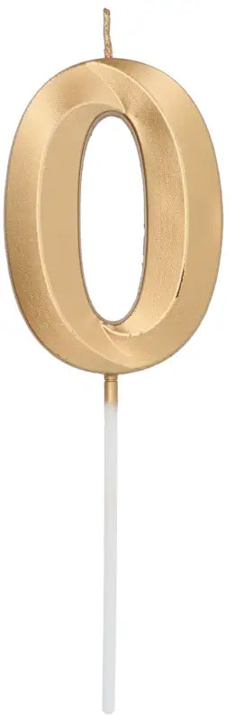 Ljus Glamour Siffra Guldfärgad Metallisk - Ljus