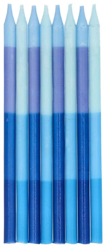 Ljus Shades Of Blue - 10 cm - 24 stycken - Ljus