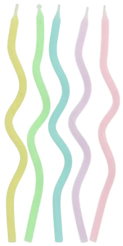 Ljus Sweet Swirl - 15 cm - 10 stycken - Ljus