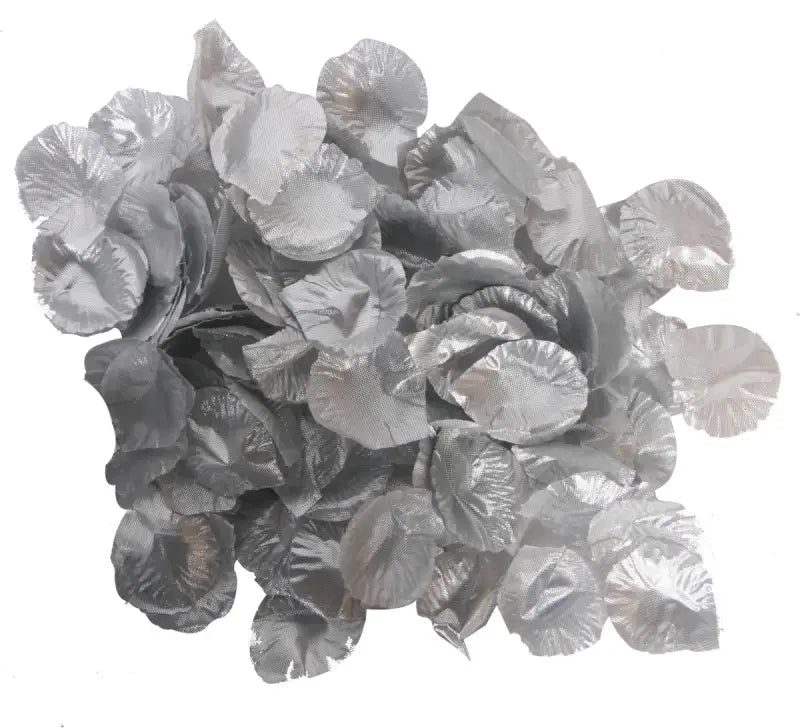 Lyxiga silverrosblad - Borddekoration