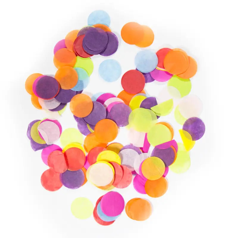 Mångfärgad confetti large - 14 gram