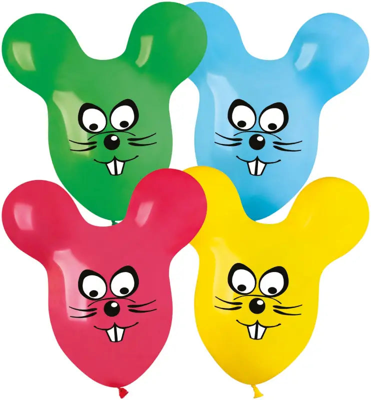 Musballonger - stripetastic- blandad - 65 cm - 4 stycken