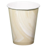 Pappersmug - MarmorBeige - 250 ml - 6stycken - Pappersmuggar