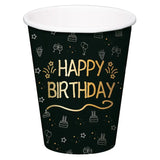 Pappersmug - Shining Glam - 250 ml - 8 stycken - Pappersmuggar