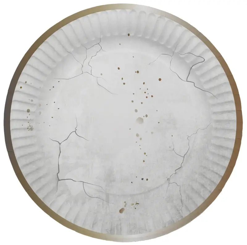 Papperstyckenallrikar - creepy curiosities - 23 cm - 8 stycken