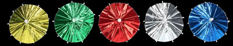 Parasolplockare Metallfärger - 15 st - Parasolplockare