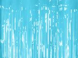 Party curtain light sky-blue 100x200cm