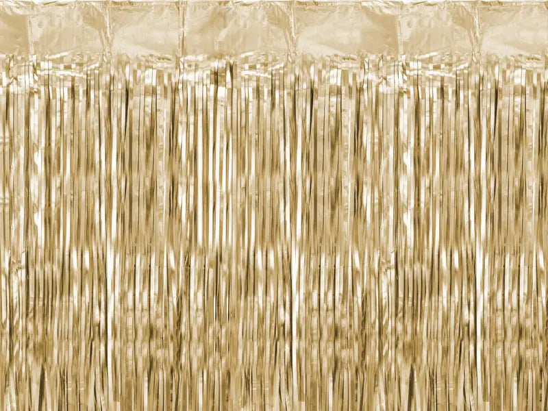 Party curtain luxury gold 100x200cm