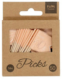 Pickers Elegant Lush Blush 50 Years - 36 stycken - Dekorationer