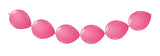 Pink Balloon Garland - Button Balloons - 3 meter - Latexballonger