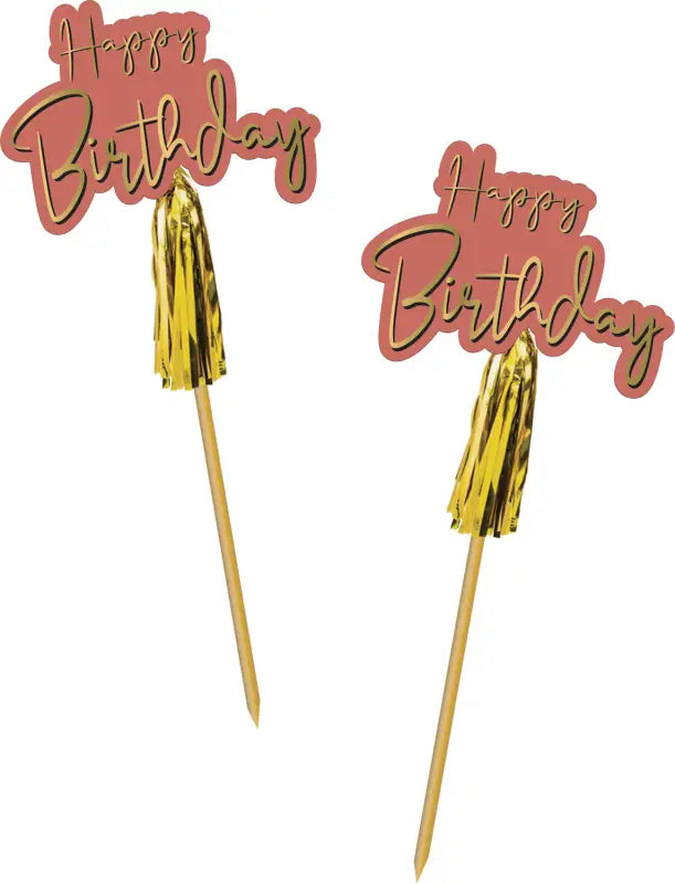 Plockar Golden Dusk 12cm - 12 stycken - Pappersdekorationer