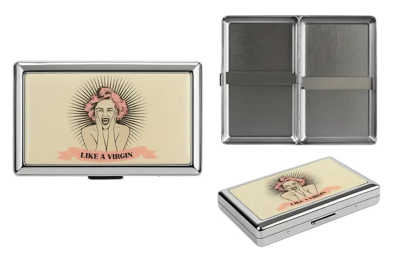 Retro cigarette case – like a virgin design