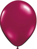 Bourgogne vinröda metallballonger - 50 st - Ballong