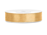 Satin ribbon light honey 12mm/25m