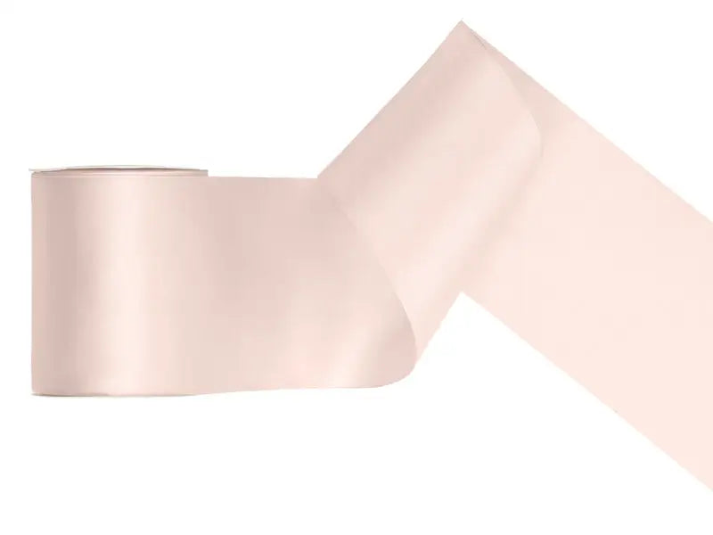 Satin ribbon off-white 100mm/25m