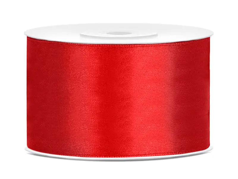 Satinband Röd 38 mm