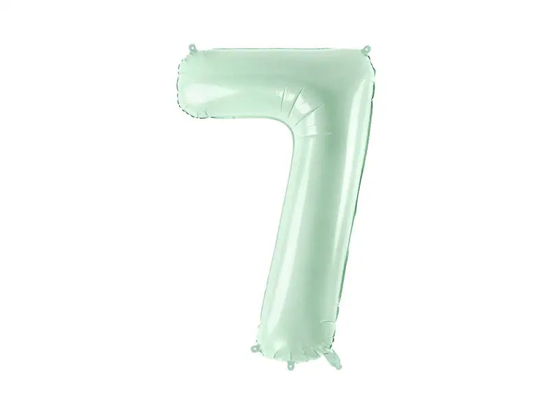 Sifferballong ’7’’ 72 cm grön