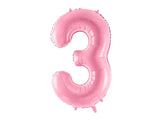 Sifferballong Rosa ’’3’’