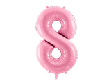 Sifferballong Rosa ’’8’’