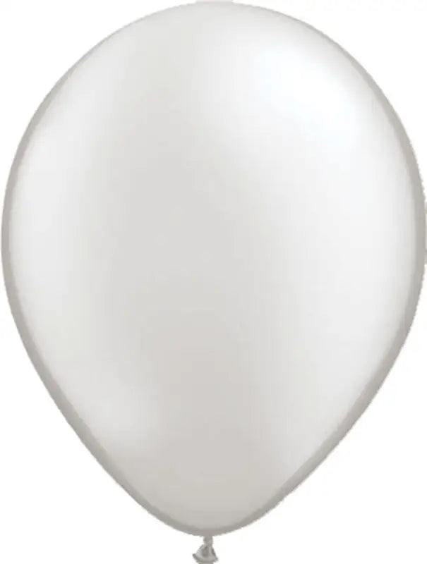 Silver Metallic Balloons 30cm - 100 stycken - Latexballonger