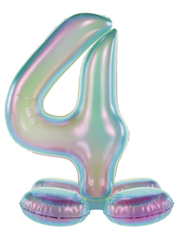 Stående folieballong - iriserande - figur 4 - 72 cm