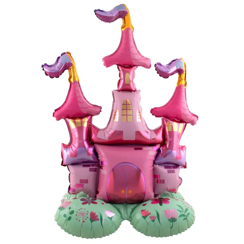 Stående folieballong - princess castle - 65 x 90 cm