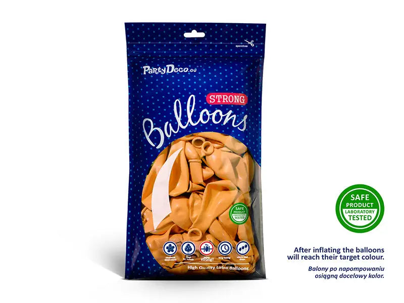 Starka ballonger 23 cm pastell mandarin 100-pack