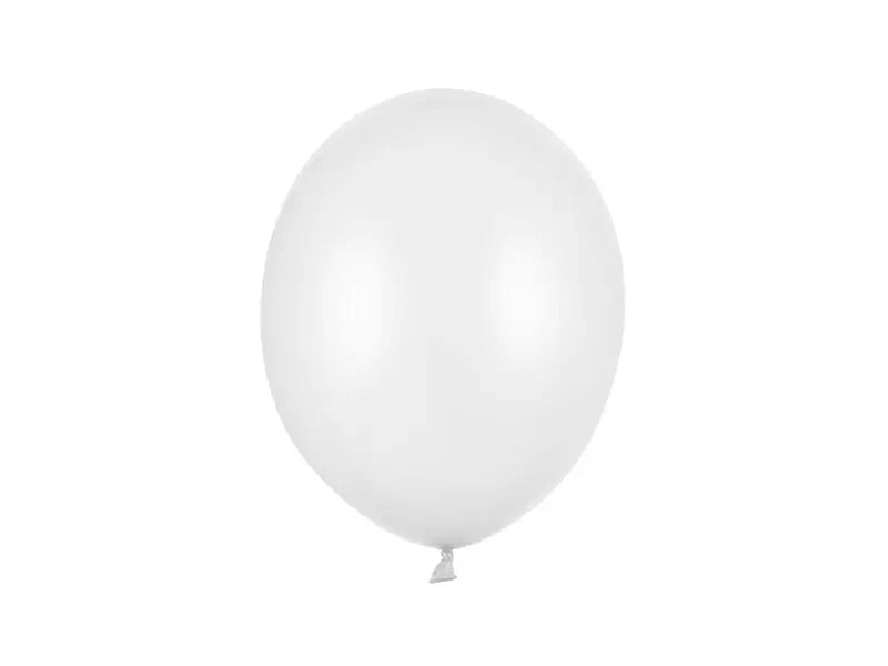 Starka Ballonger 27 cm Metallic Ren Vit 50-pack