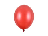 Starka Ballonger 27 cm Vallmoröd Metallic 100-pack