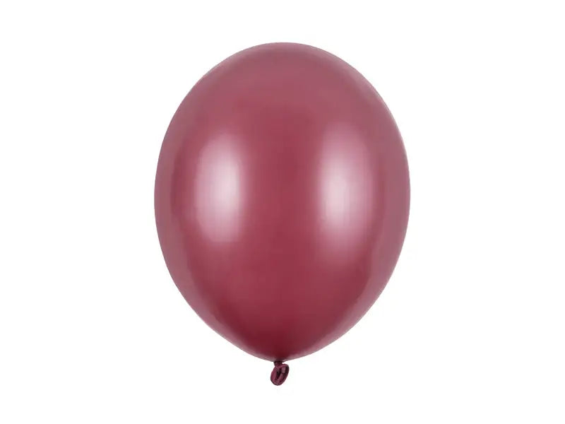 Starka Ballonger 30 cm Metallisk Maroon 50-pack