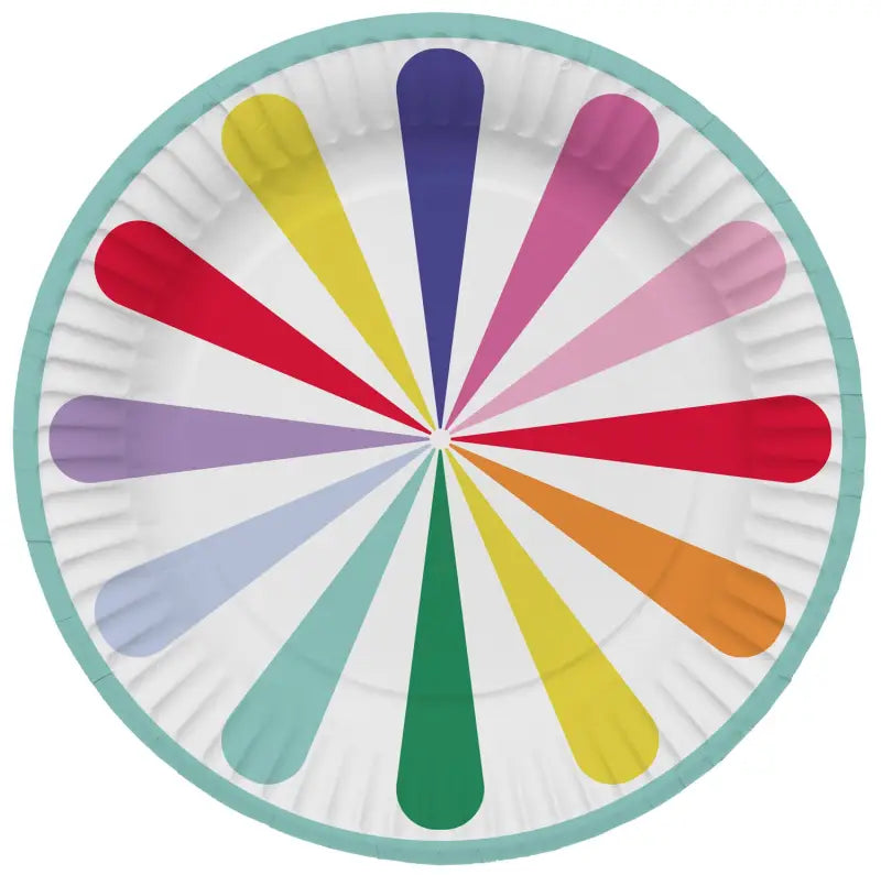 Tallrik - stripetastic - 23 cm - 8 stycken