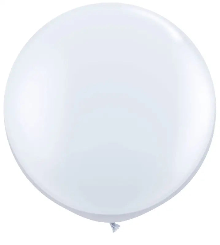 Vit ballong XL - 90cm - Ballong