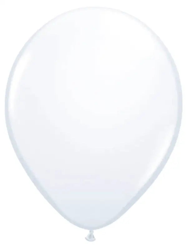 Vita metallballonger 30 cm - 10 st - Latexballonger